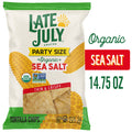 LATE JULY Snacks Restaurant Style Sea Salt Tortilla Chips