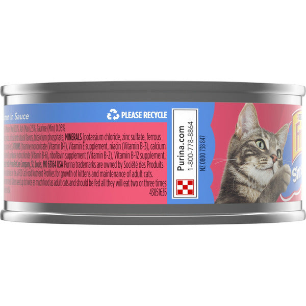 Purina Friskies Wet Cat Food, Shreds With Salmon in Sauce