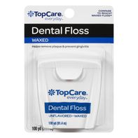 TopCare Dental Floss, Unflavored, Waxed️