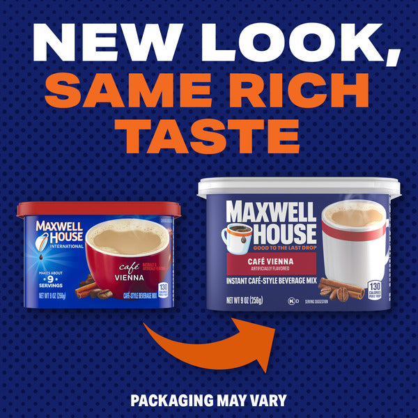 Maxwell House Cafe Vienna Instant Cafe-Style Beverage Mix