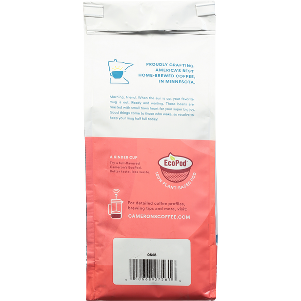 Cameron's Coffee, Ground, Light Roast, Vanilla Hazelnut, Decaf