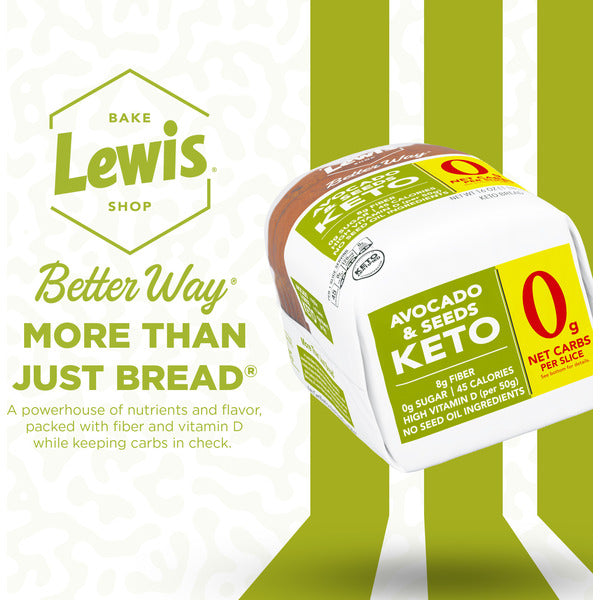 Lewis Bake Shop Avocado & Seeds Keto Bread