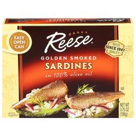 Reese's Sardines, in 100% Olive Oil, Golden Smoked️