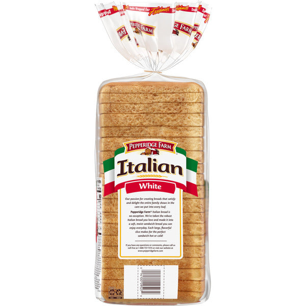 Pepperidge Farm Italian White Seedless Bread
