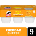 Pringles Cheddar Cheese Potato Crisps Chips, Lunch Snacks, Snack Stacks, 12 Count