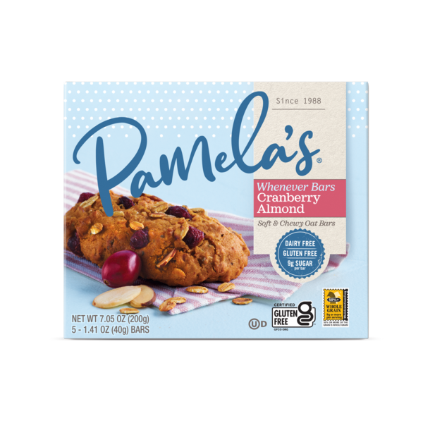 Pamela's Whenever Bars  Oat Cranberry Almond