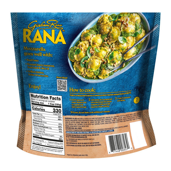 Rana  Family Size Mozzarella Ravioli