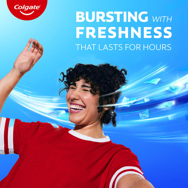 Colgate Whitening Toothpaste With Mini Breath Strips, Cool Mint