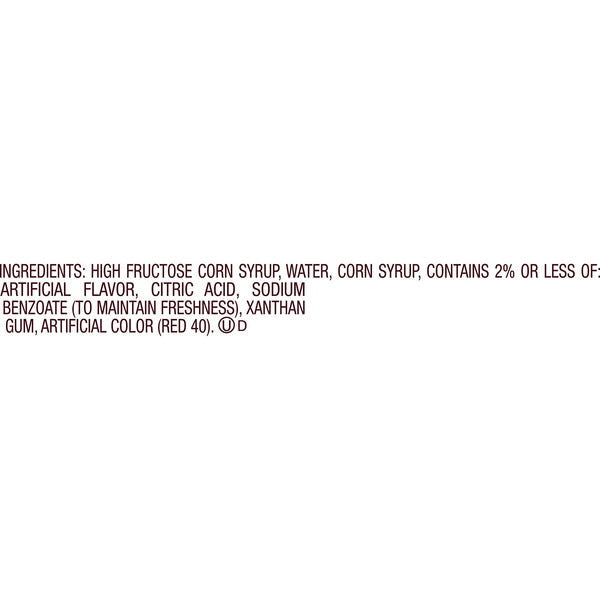 Hershey's Strawberry Flavored Syrup Bottle, 22 oz