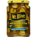 Mt. Olive Sweet Bread & Butter Pickle Chips made with Sea Salt