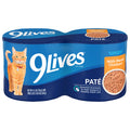 9Lives Paté Wet Cat Food with Real Chicken, 5.5 oz. Cans (4-pack)