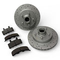 LEED Brakes MaxGrip XDS Cross Drilled and Slotted Brake Rotor and Pad Kits - RK6003X