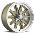 Legendary Wheels HB45 Gold Haze Machined Wheels - LW9070754F