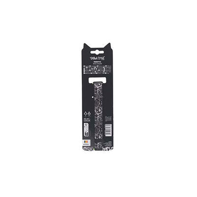 M-Pets Urban Style Freestyle Dog Collar Black & White Medium