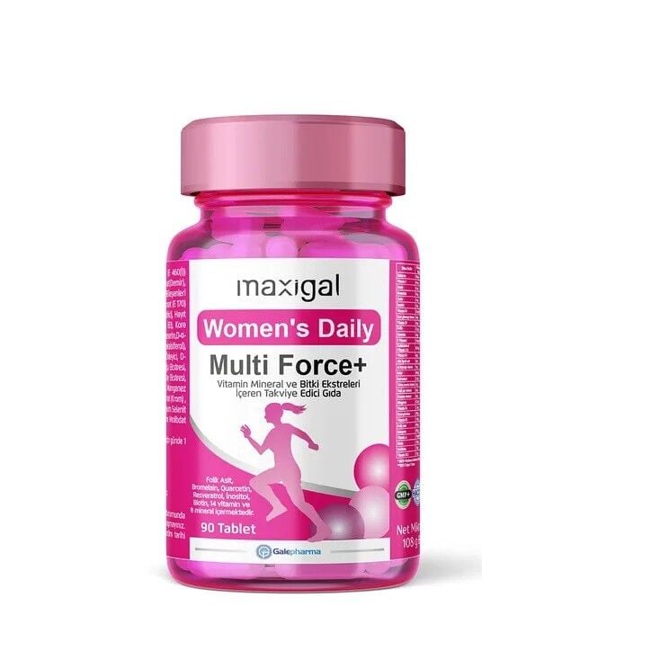 Maxigal Women's Daily Multi Force Essential Nutrients 90 Tablets