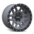 Mayhem Delta 8304 Matte Gunmetal Wheels with Matte Black Rings - S0011