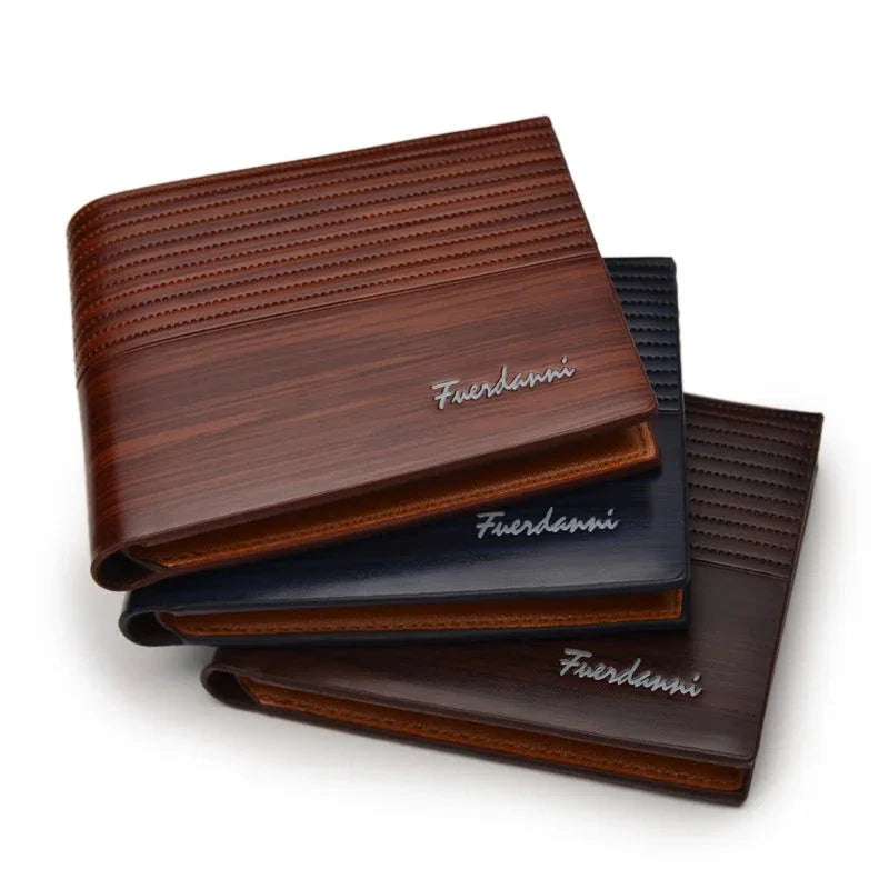 Men Leather Brand Luxury Wallet Short Slim Male Purses Money Clip Credit Card Dollar Price Portomonee Carteria