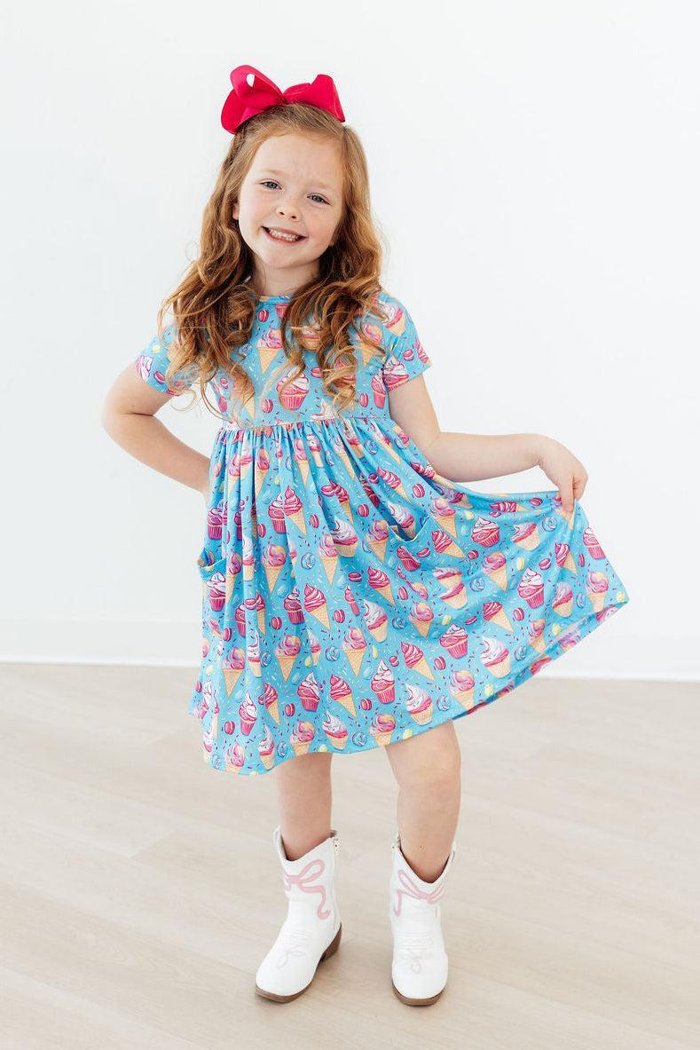 Delightful Desserts S/S Pocket Twirl Dress