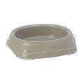 Moderna Smart Plastic Pet Bowl for Food and Water Grey 735 ml