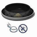 Moderna Trendy Luxurious Plastic Cat Bowl for Food and Water 210ml
