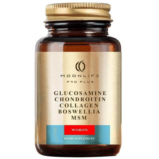 Moon Life Glucosamine Chondroitin & MSM Supplement 90 Tablets