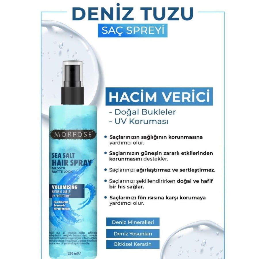 Morfose Sea Salt Spray for Natural Texture 250ml