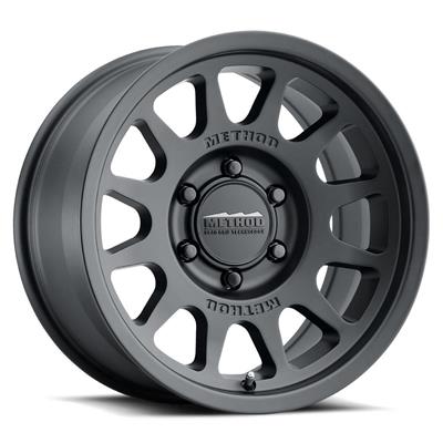 WHEEL ALUM MATTE BLK 17X8.5