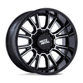 WHEEL 17X9 GLOSS BLACK MACH
