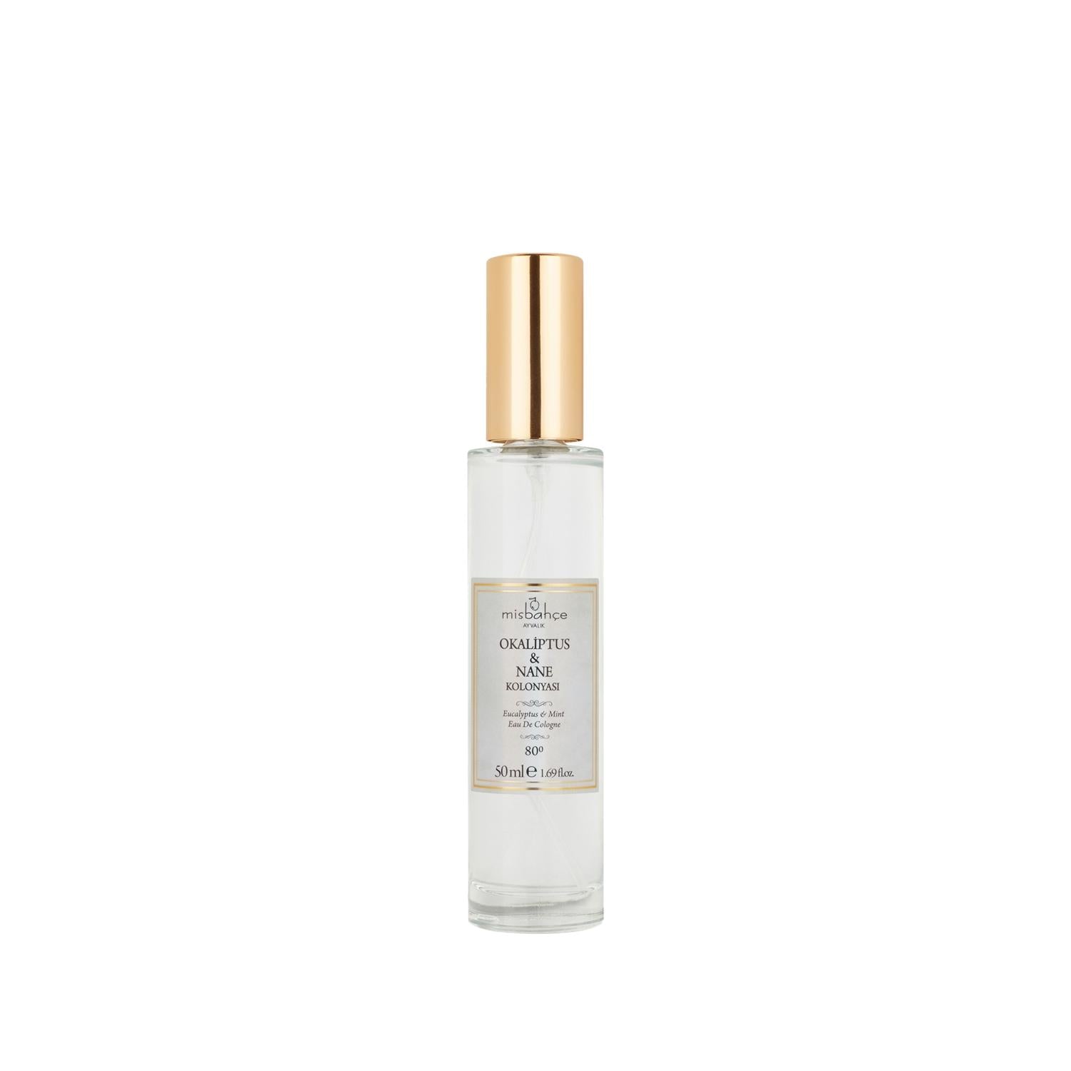 Misbahçe 50 ml Nane&Okaliptus Cologne - Refreshing Fragrance for Personal Hygiene