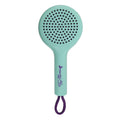 Nascita Retractable Hair Brush with Built-In Mirror Green