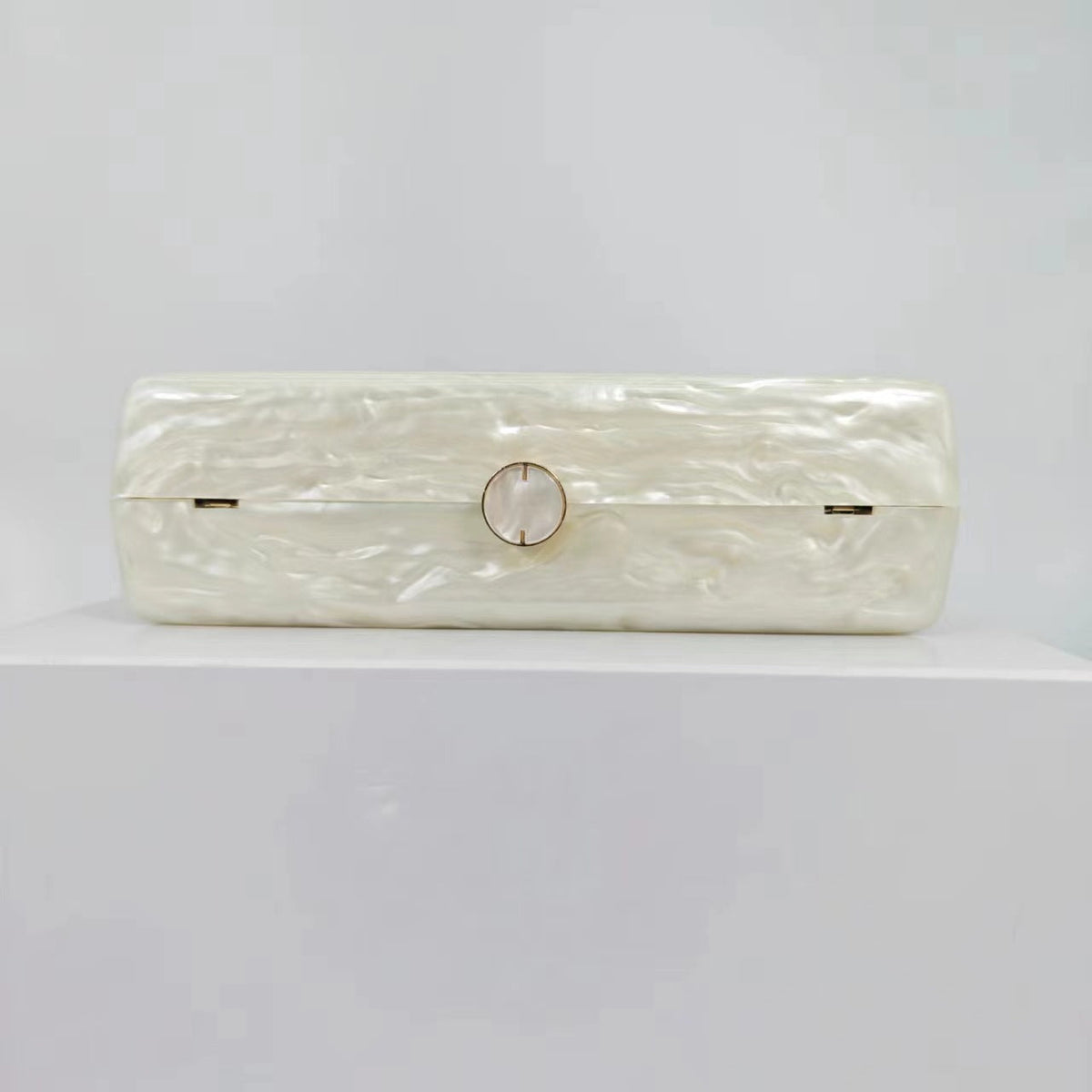 New luggage with acrylic personality, cute, simple, sweet, wedding banquet bag, one shoulder diagonal cross, fashionable woman