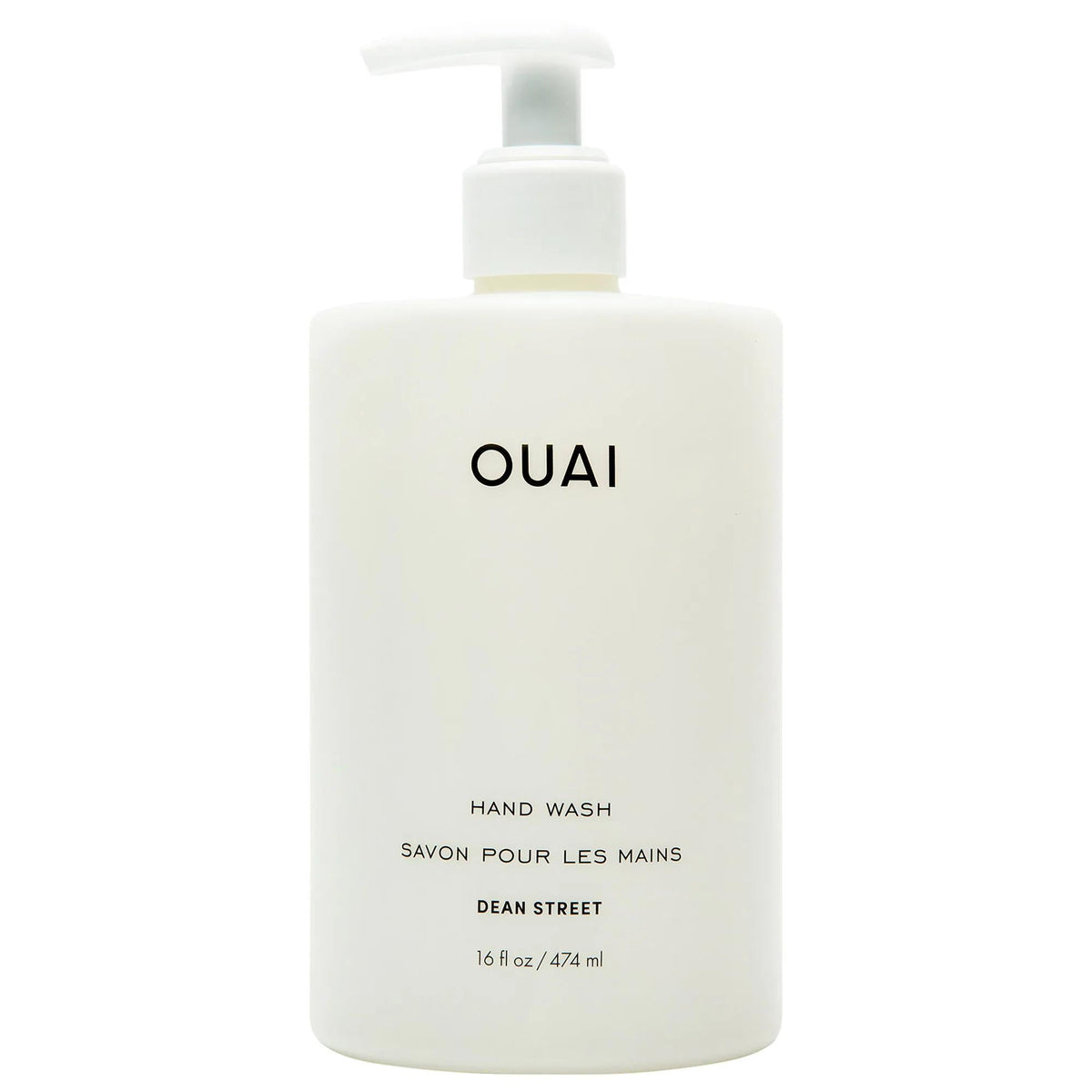OUAI Exfoliating Hand Wash: Moisturizing Hand Soap with Natural Jojoba Beads, Rosehip & Floral Scent - Cruelty-Free & Hydrating.