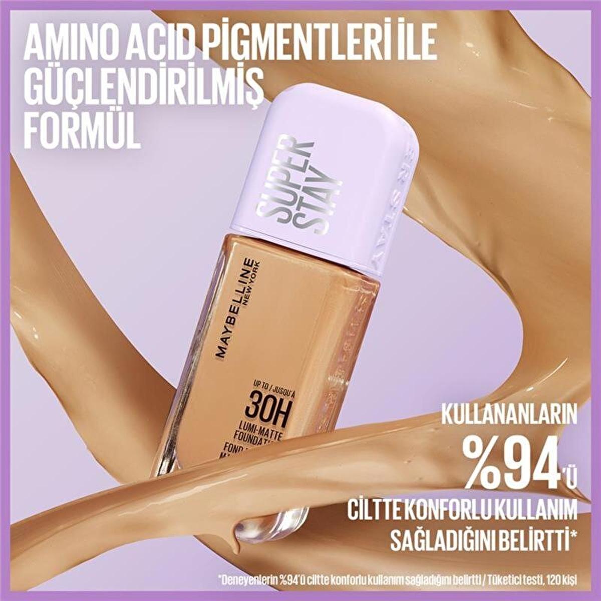 Maybelline Super Stay Lumi Matte Foundation: 30-Hour Lightweight, Natural Matte Coverage for Flawless Skin