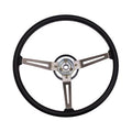 WHEEL  STEERING BLACK 76-95