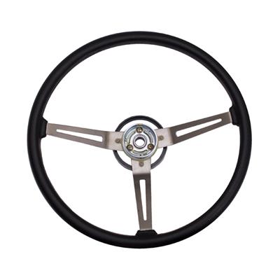 WHEEL  STEERING BLACK 76-95
