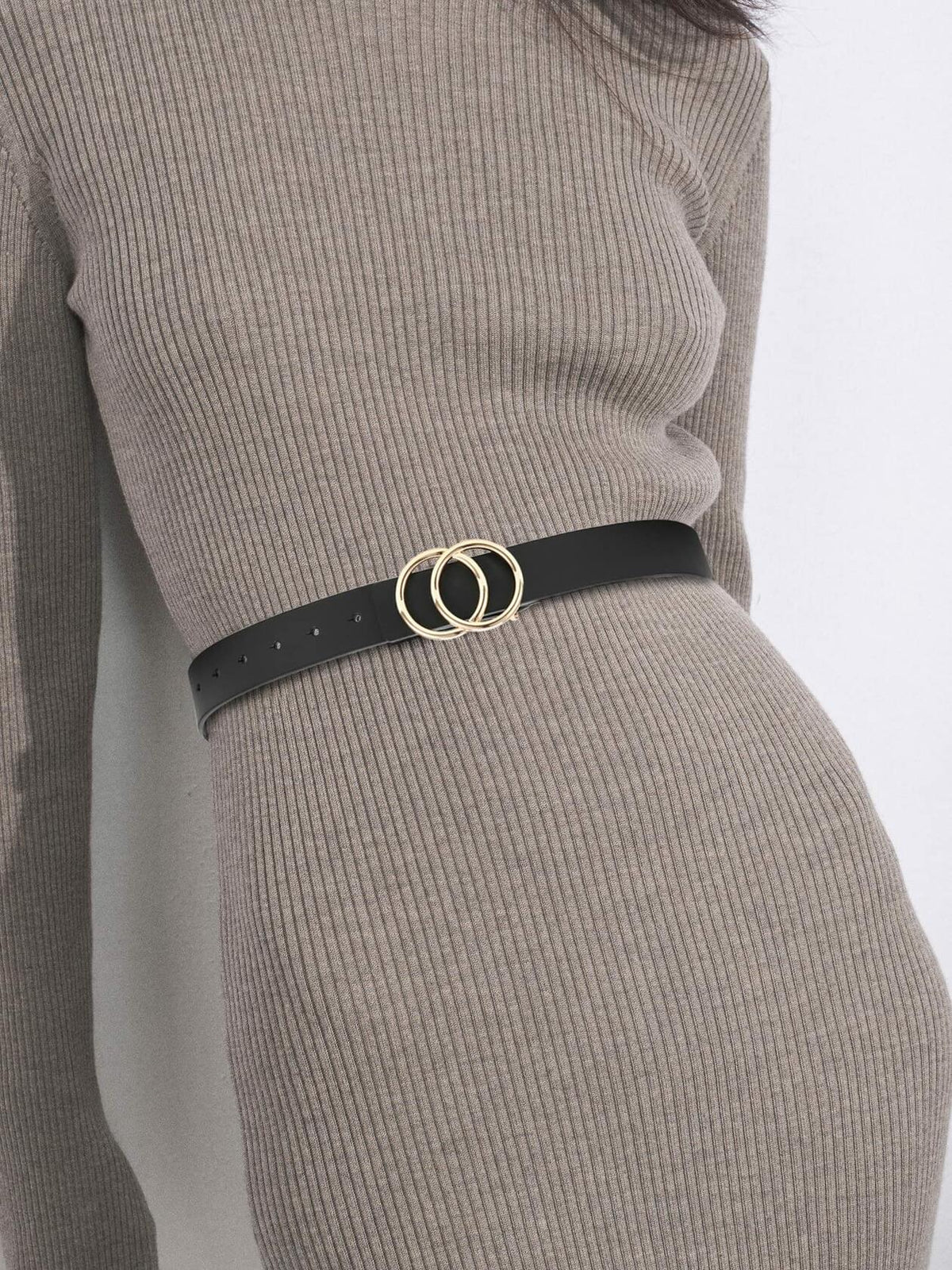 CR Womens Leather Belt 1.3" Reversible Casual Jeans Dress