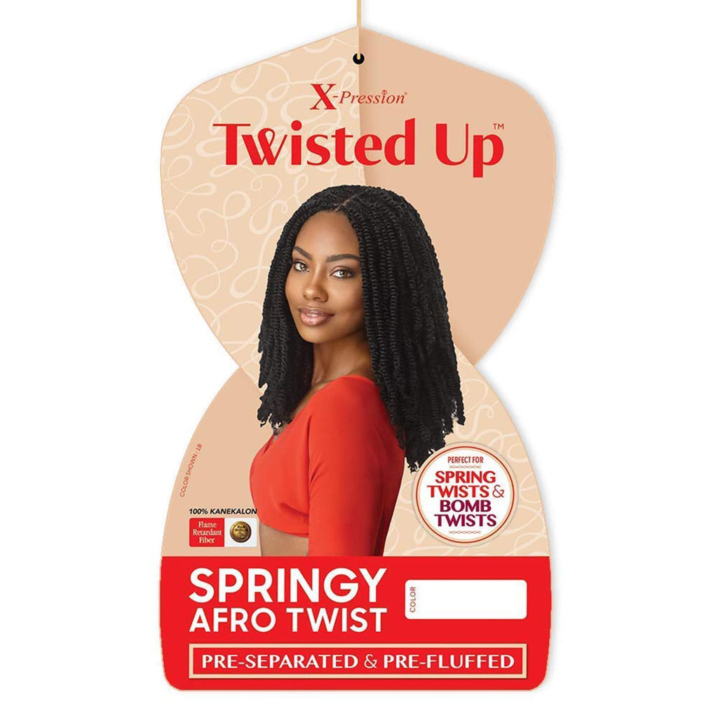 Outre X-Pression Twisted Up 3X Springy Afro Twist Crochet Braid