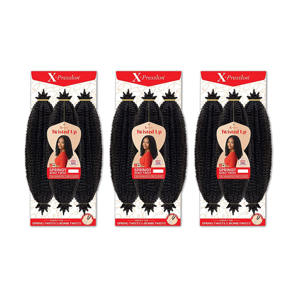 Outre X-Pression Twisted Up 3X Springy Afro Twist Crochet Braid