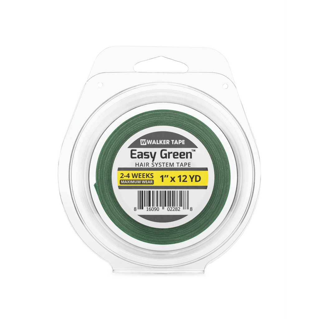 Walker Tape Easy Green Wig Tape Roll, 1 in x 36 yd