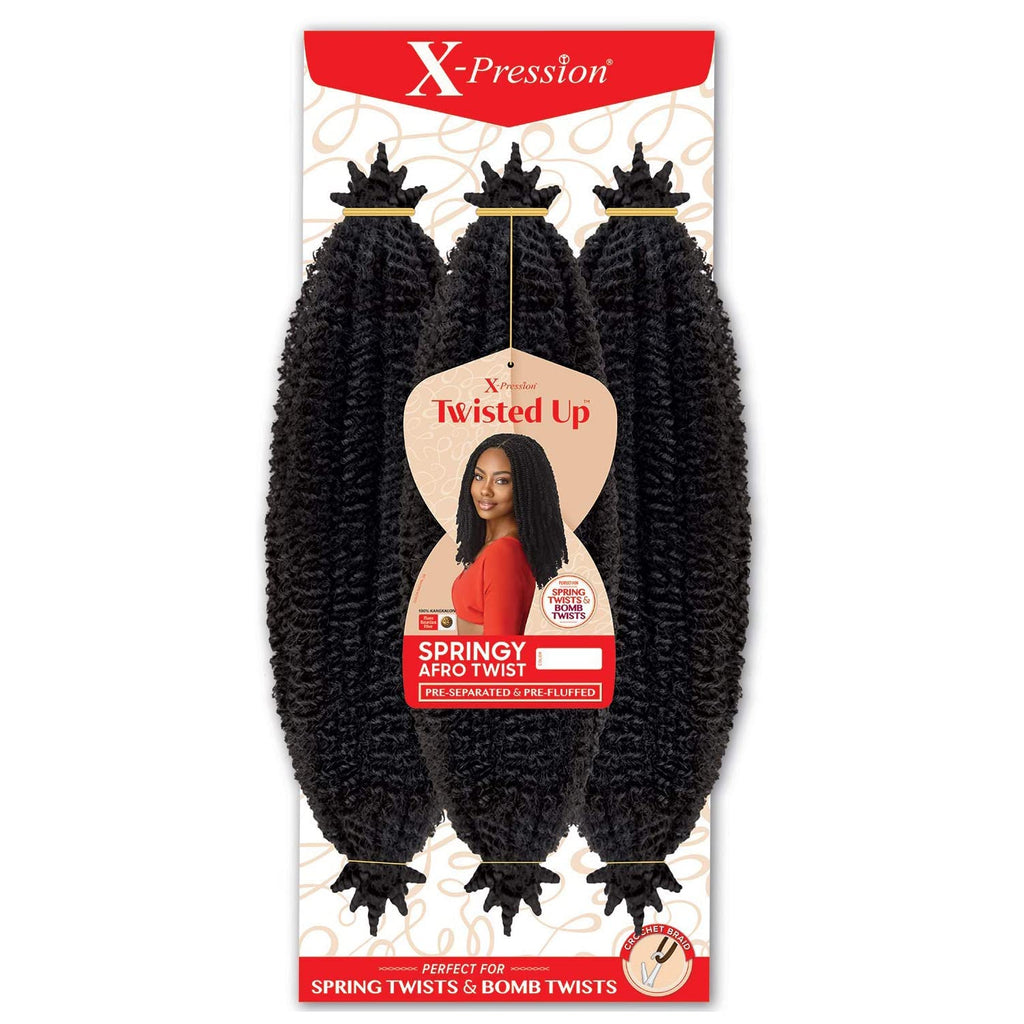 Outre X-Pression Twisted Up 3X Springy Afro Twist Crochet Braid