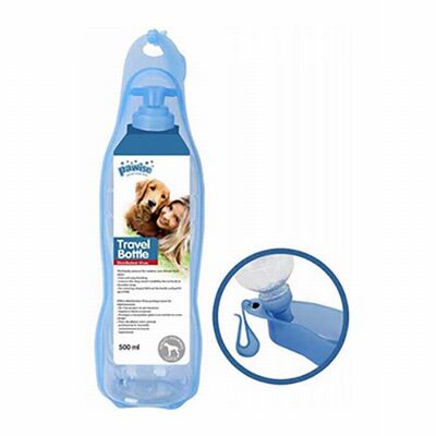 Pawise Portable Dog Travel Water Bottle with Hook 750ml