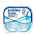 Poblex Silicone Earplugs Comfortable Daily Protection 2-Pack