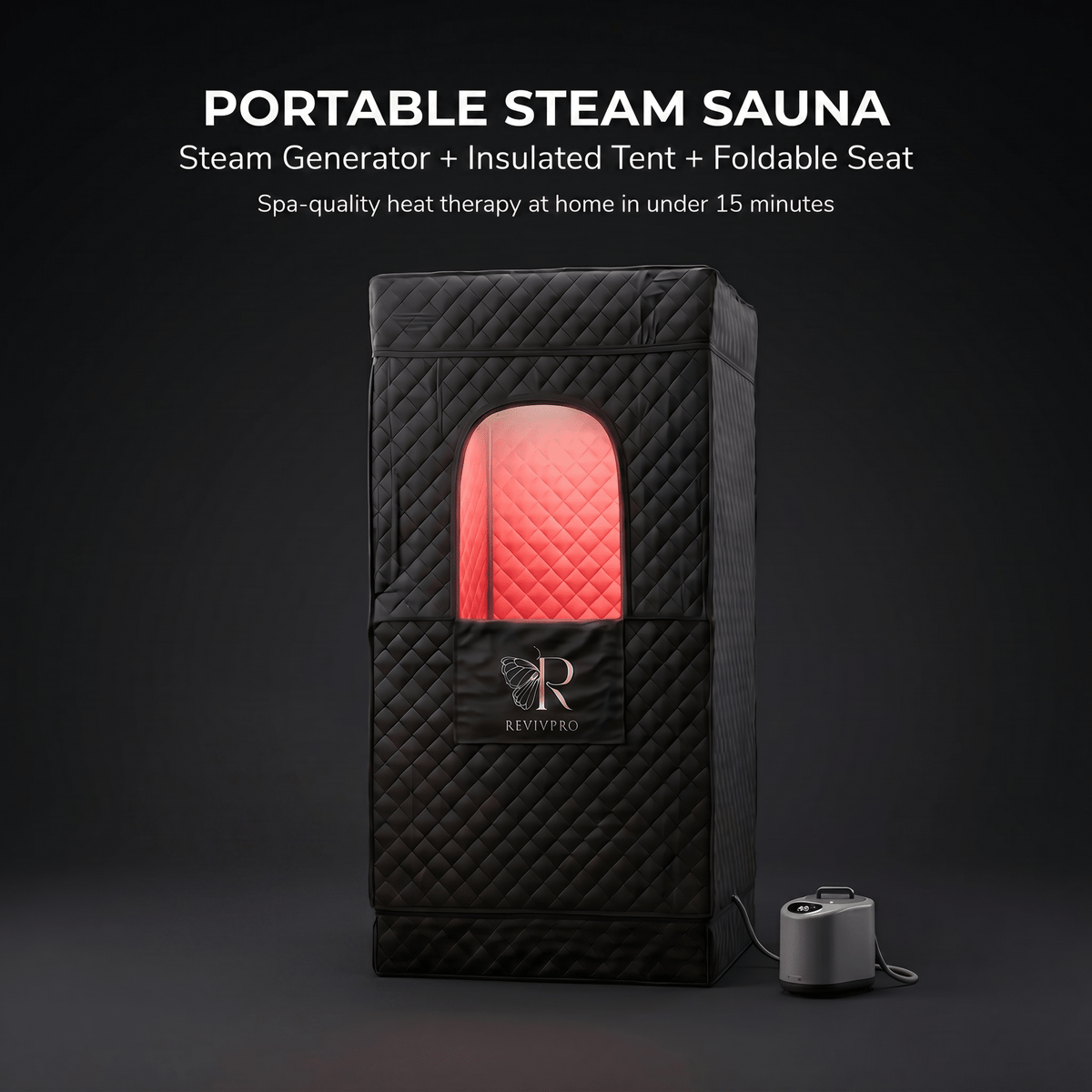 Portable Steam Sauna Box with Steamer