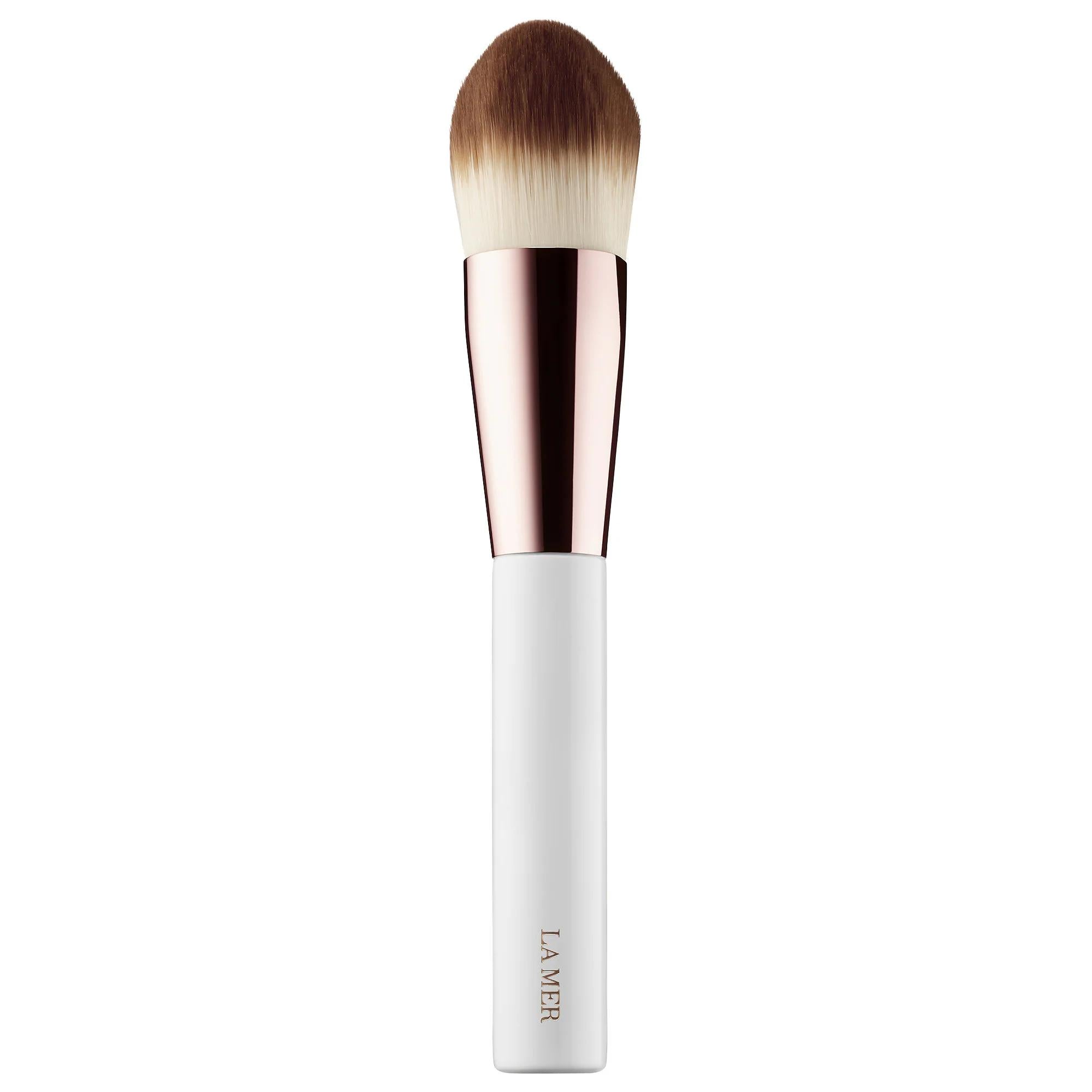 The Foundation Brush - Luxurious Makeup Brush for Flawless Foundation Application - Synthetic Bristles, Contouring Shape