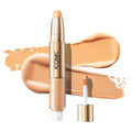 Radiant Concealer & Brightening Crayon Duo - Vegan, Cruelty-Free Makeup for Flawless Finish