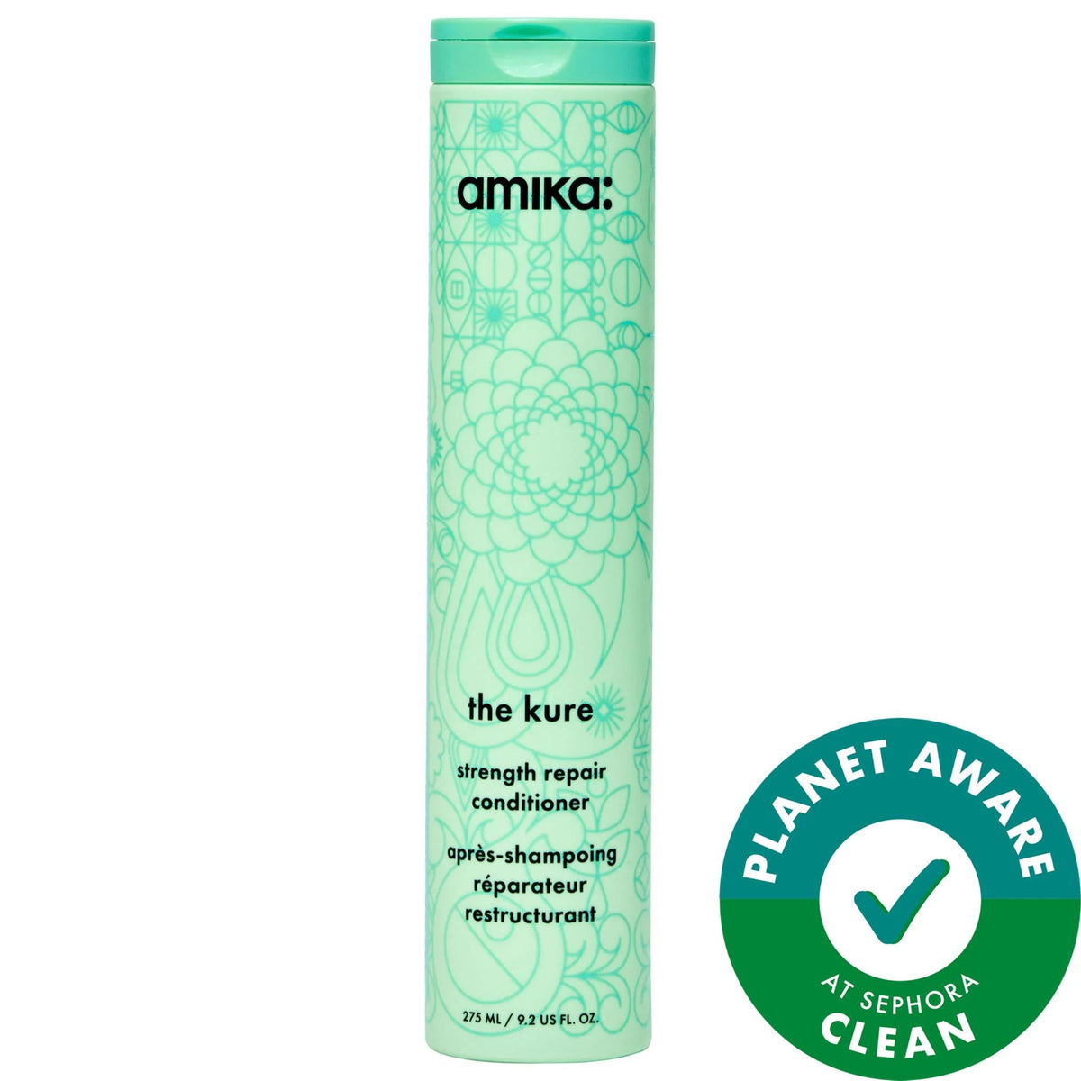 The Kure Strength Repair Conditioner by Amika - Moisturizing, Vegan, Color Safe Hair Conditioner for Dry, Damaged Hair