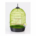 Eurogold Round Brass Bird Cage with Swing and Perches 34x55 cm
