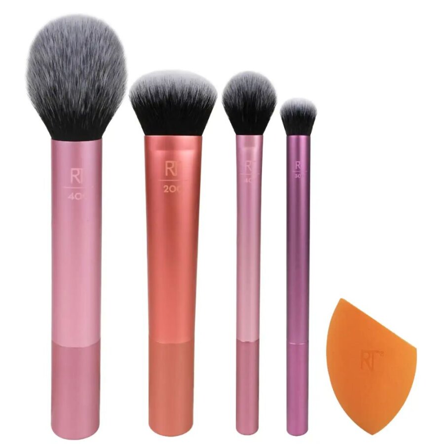Real Techniques Everyday Essentials 5-Piece Makeup Brush & Sponge Set