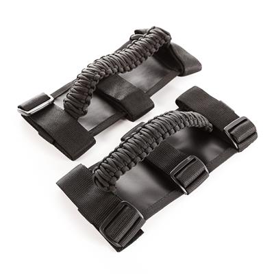 PARACORD GRAB HANDLES  BLK/BLK