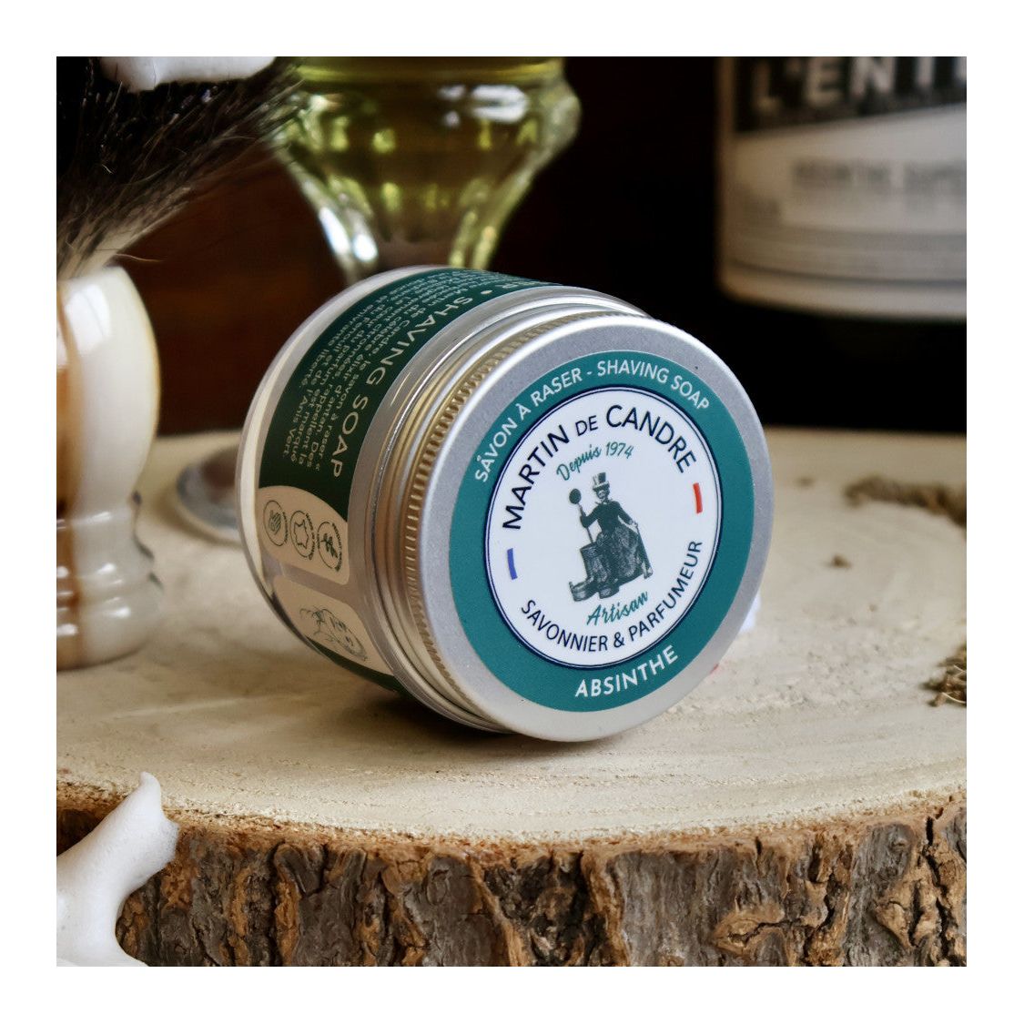 Martin de Candre Absinthe Scented Shaving Soap